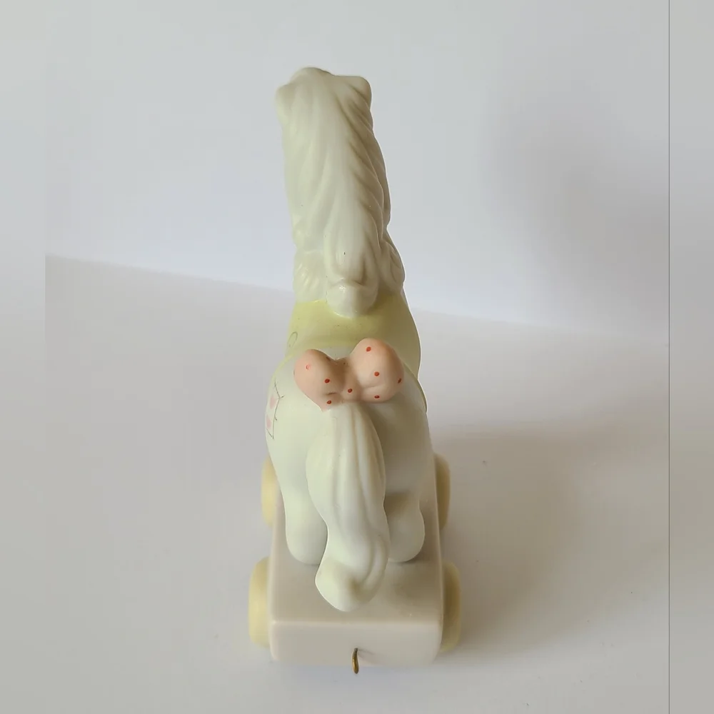 Vintage Precious Moments Birthday Train 9 Year Old Horse Collectible Figurine - Picture 7 of 14